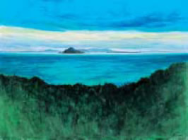 大岡澄雄 「夕照 伊良湖水道」