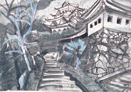 郡上・白川街道と越中諸道郡上八幡城(A)